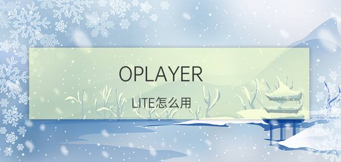 OPLAYER LITE怎么用 怎样将电脑上的电影传到苹果手机上？